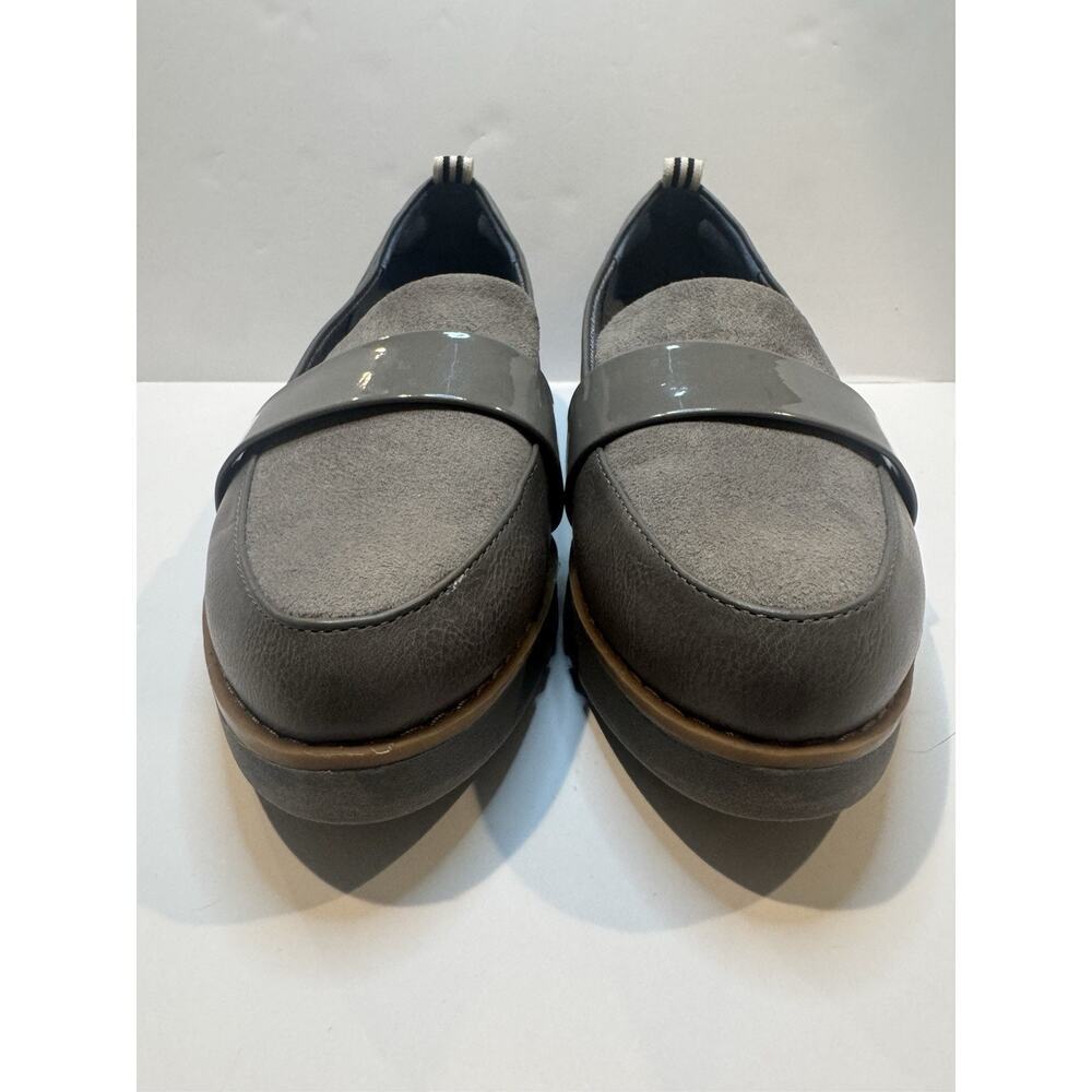 Dr Scholls Be Free Loafers Womens 6 Gray Comfort Slip On Casual Shoes EUC